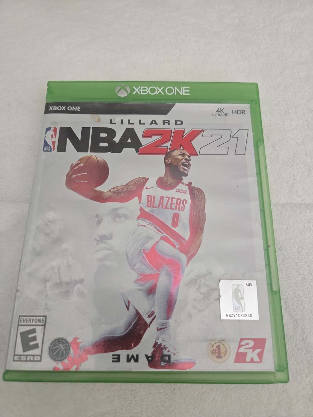 Xbox One NBA 2K21 Game - Red & White Cover Xbox One